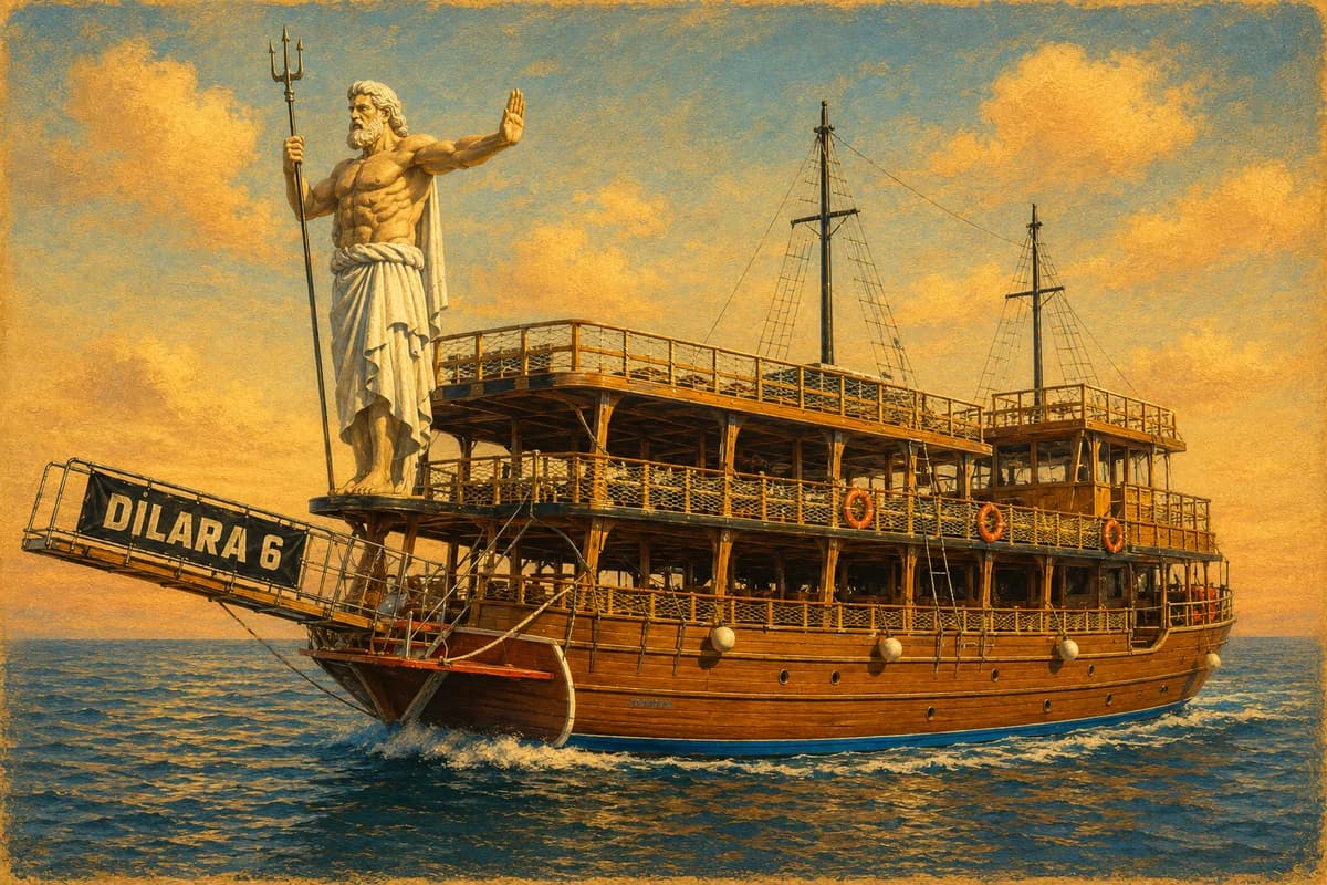 Croisière en bateau pirate Dilara 6