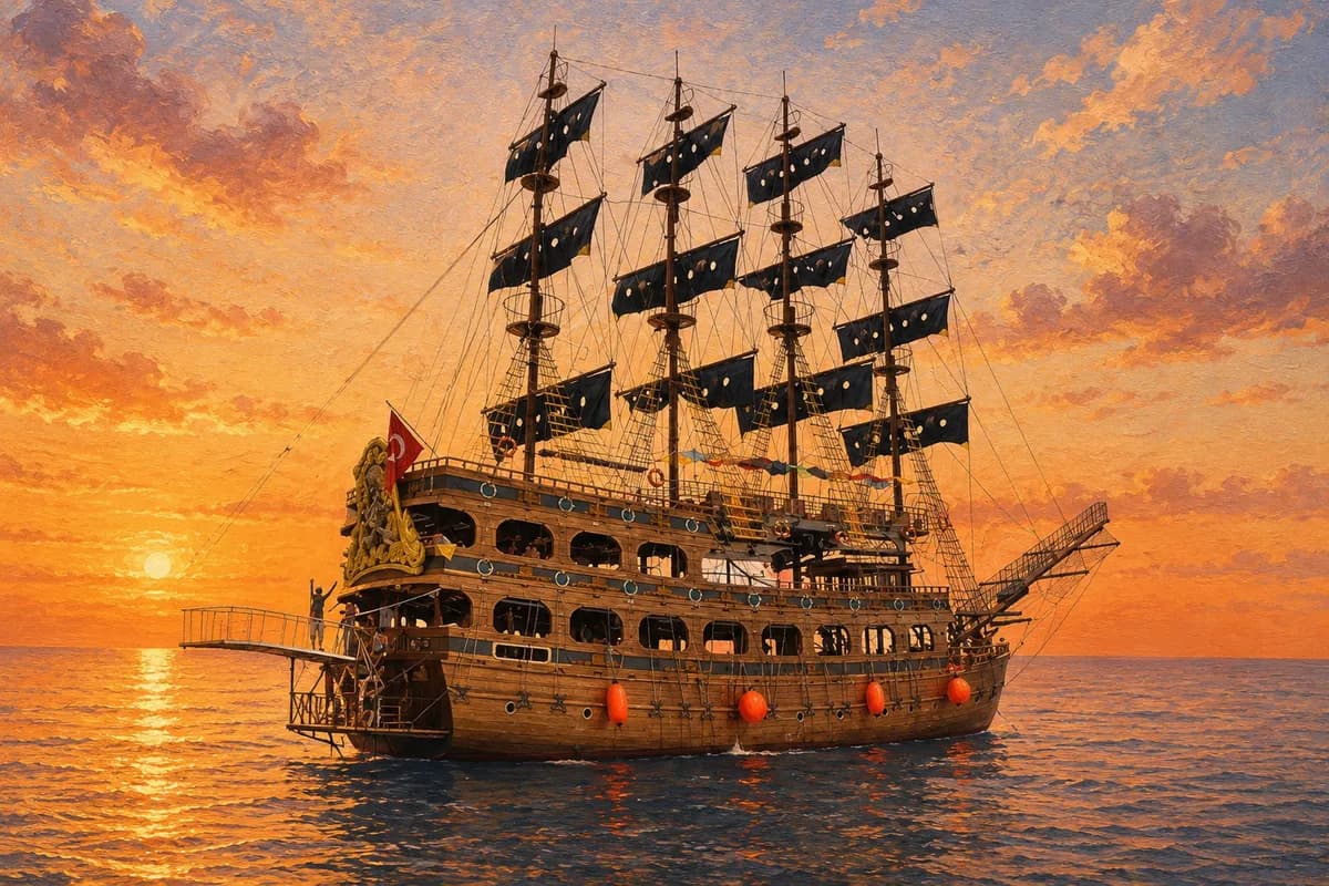 Croisière en bateau pirate Grand Troys