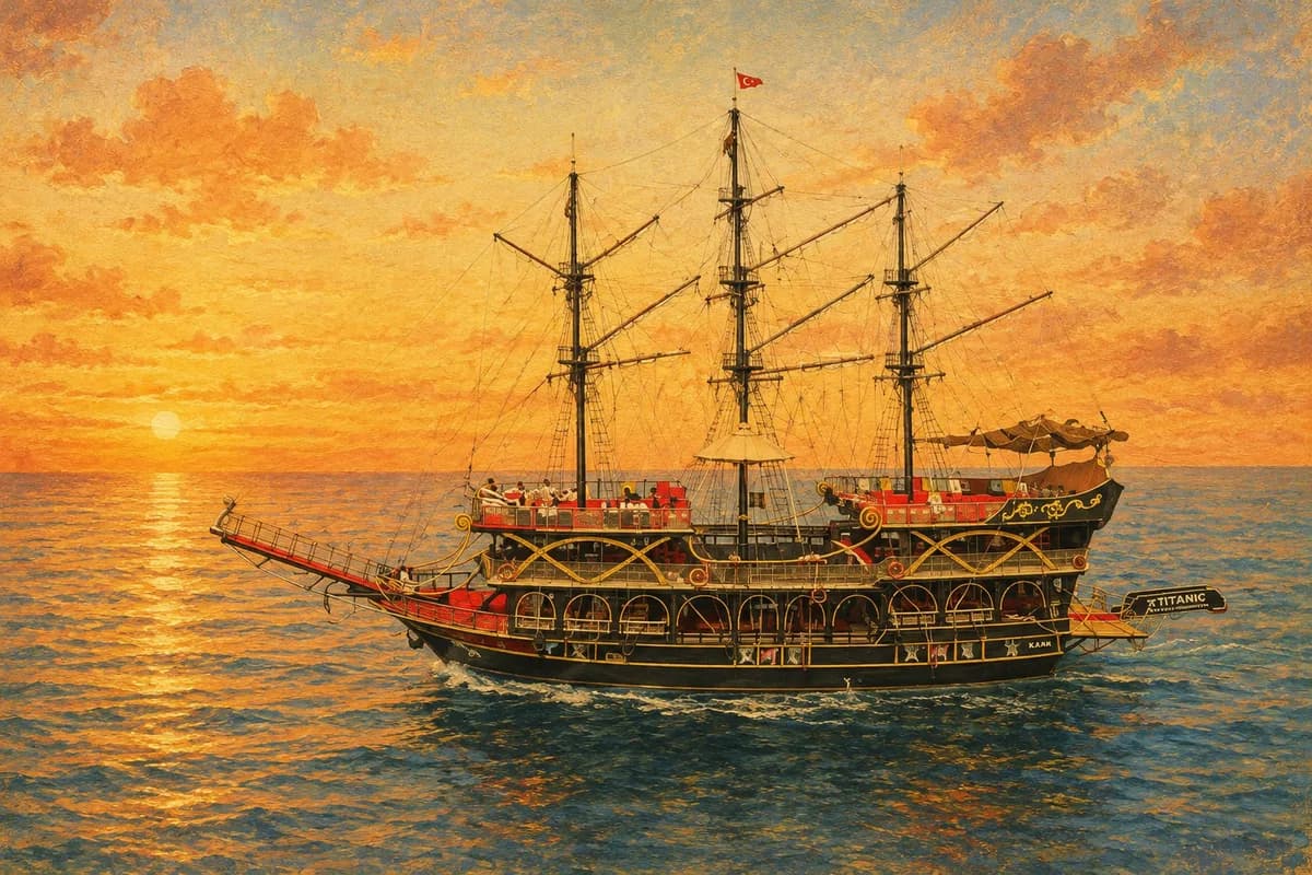 Croisière en bateau pirate Titanic