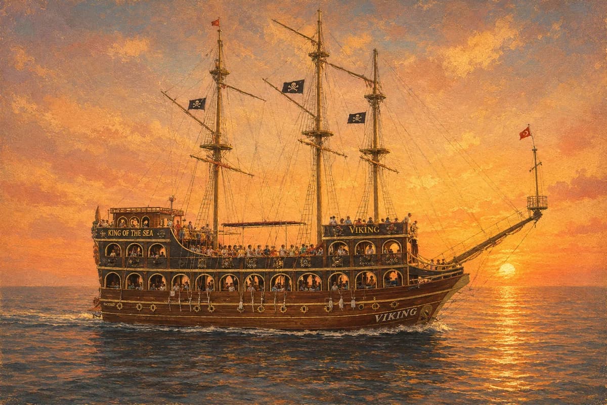 Croisière Vikingen au coucher du soleil