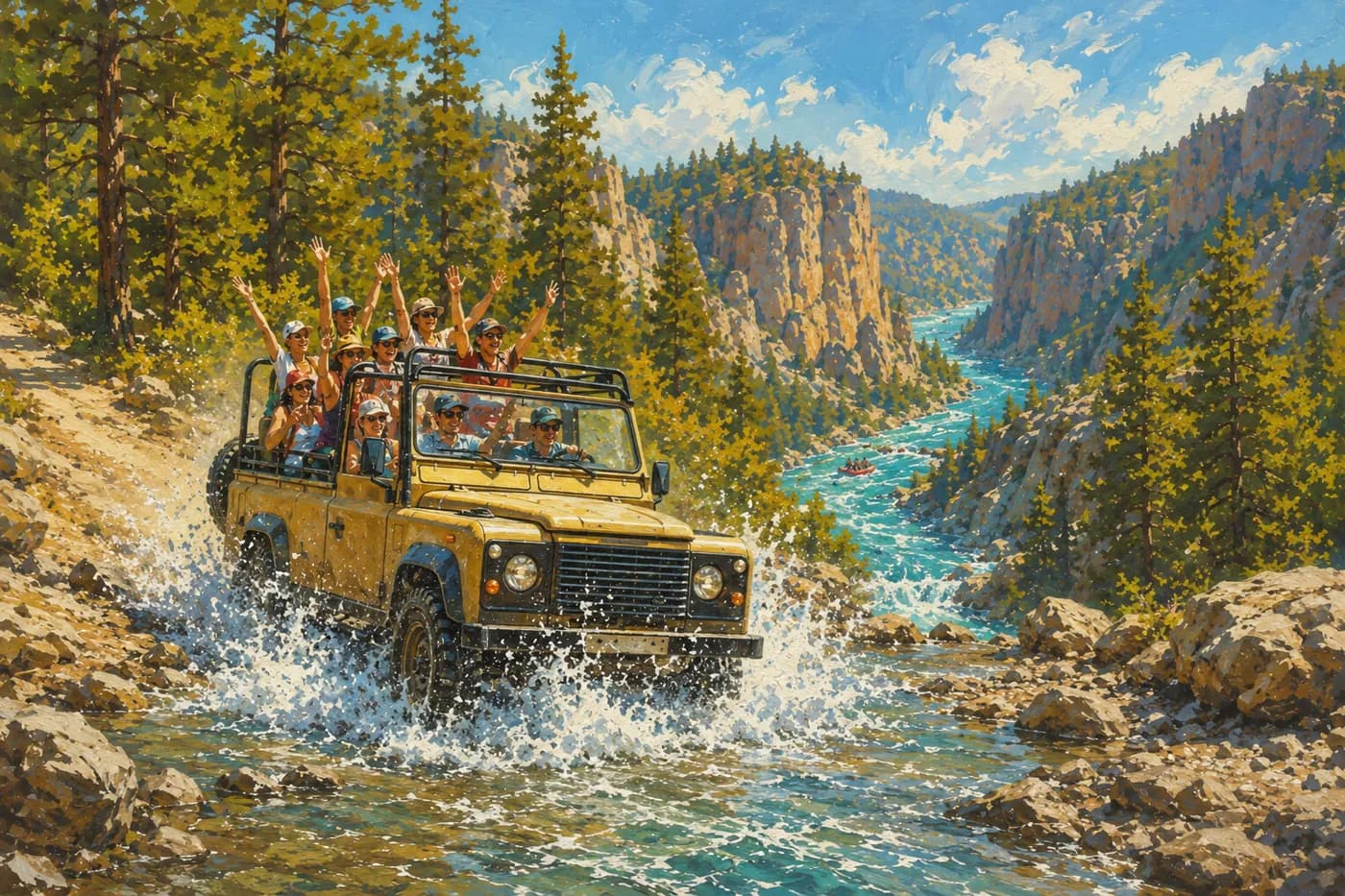 Jeep Safari + Rafting