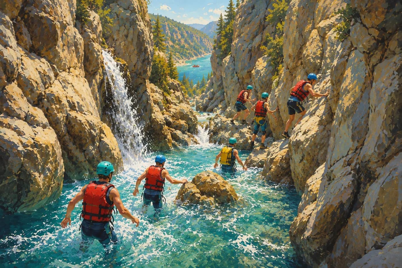 Kanyoning + Rafting