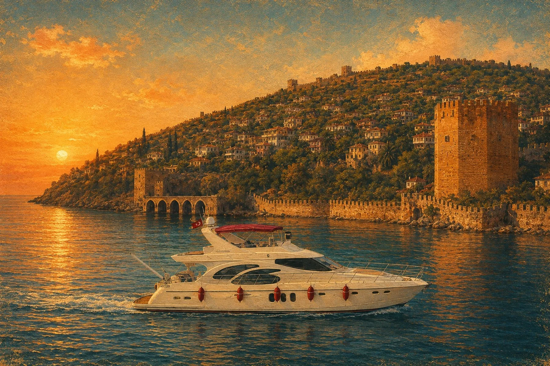 Croisière-dîner au coucher du soleil